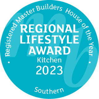 Registered Master Builders House of the Year, Regional Lifestyle Award for Kitchen 2023, Southern